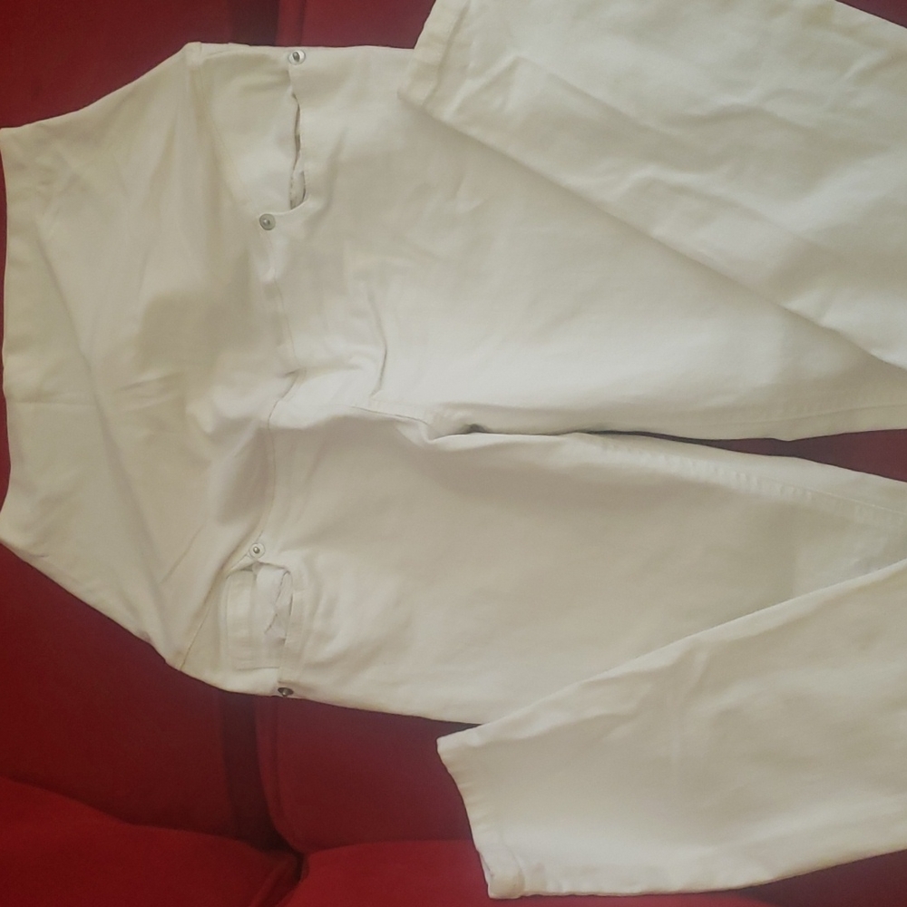White Maternity Jeggings